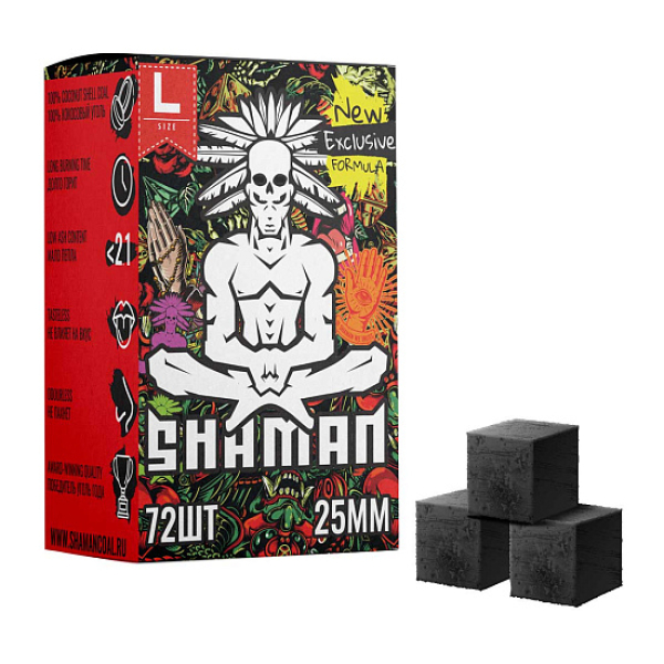 Кокосовый уголь Shaman 25мм в Хабаровске
