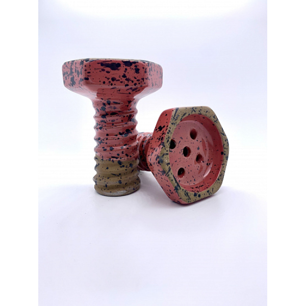 Чаша Thor Evil Screw Bowl Clay Красно Розовый в Хабаровске
