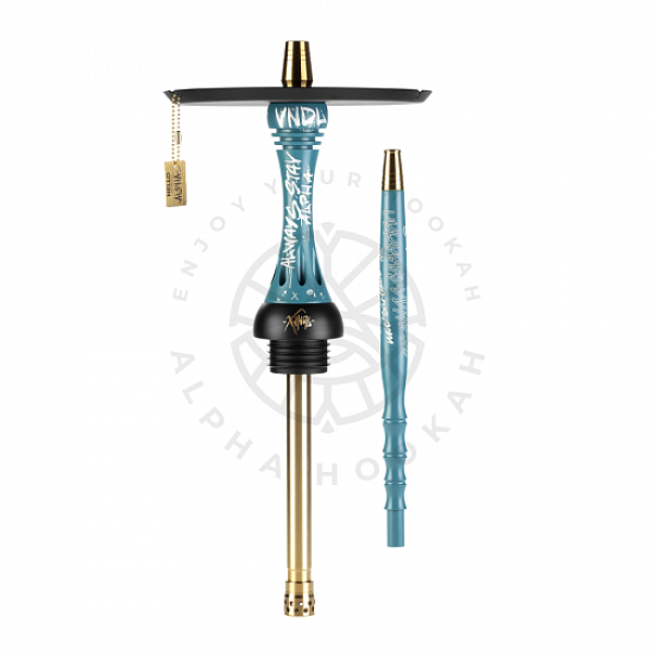 Кальян Alpha Hookah X VNDL Azure Синий (42 см) в Хабаровске