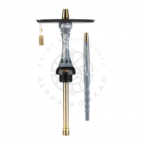 Кальян Alpha Hookah X VNDL Nardo Grey Серый (42 см) в Хабаровске