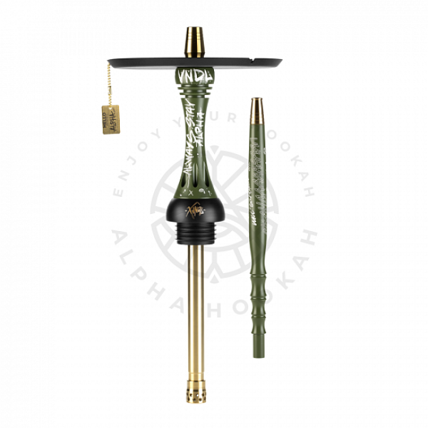 Кальян Alpha Hookah X VNDL Olive Зелёный (42 см) в Хабаровске