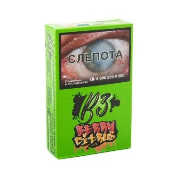 Табак B3 Berry Citrus (Ягодный Цитрус) 50 гр в Хабаровске