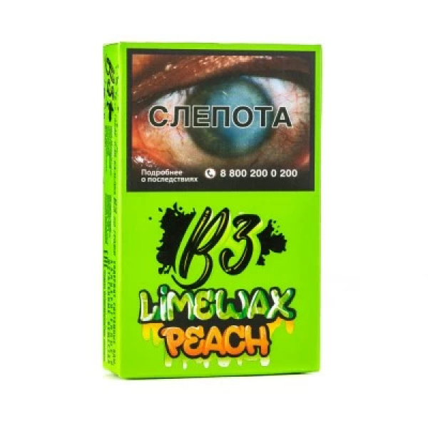Табак B3 Limewax peach (Персик Лайм) 50 гр в Хабаровске