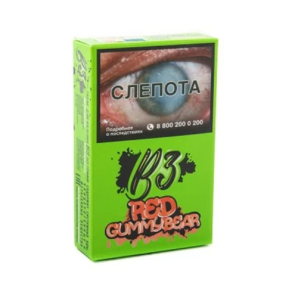 Табак B3 Red Gummy Bear (Красные Мишки Гамми) 50 гр в Хабаровске