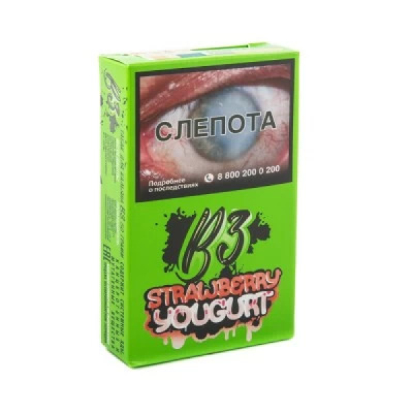 Табак B3 Strawberry Youghurt (Клубничный Йогурт) 50 гр в Хабаровске