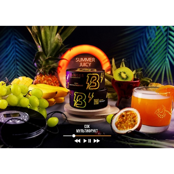 Табак Banger Summer Juicy 100 грамм в Хабаровске