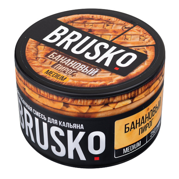 Смесь BRUSKO БАНАНОВЫЙ ПИРОГ (MEDIUM) 250 гр в Хабаровске