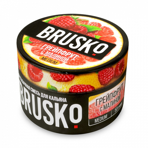 Смесь Brusko Medium Грейпфрут с малиной 50 грамм в Хабаровске