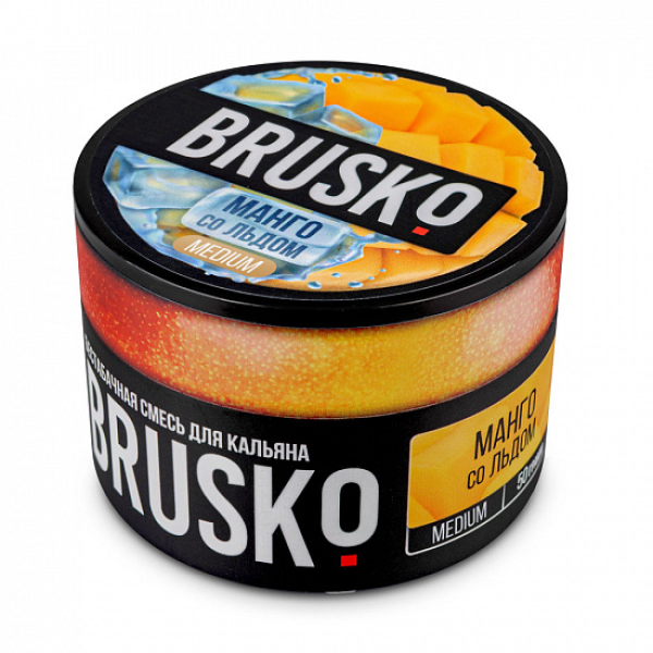 Смесь Brusko Medium Манго лед 50 грамм в Хабаровске