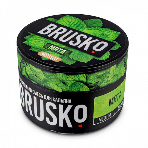 Смесь Brusko Medium Мята 50 грамм в Хабаровске
