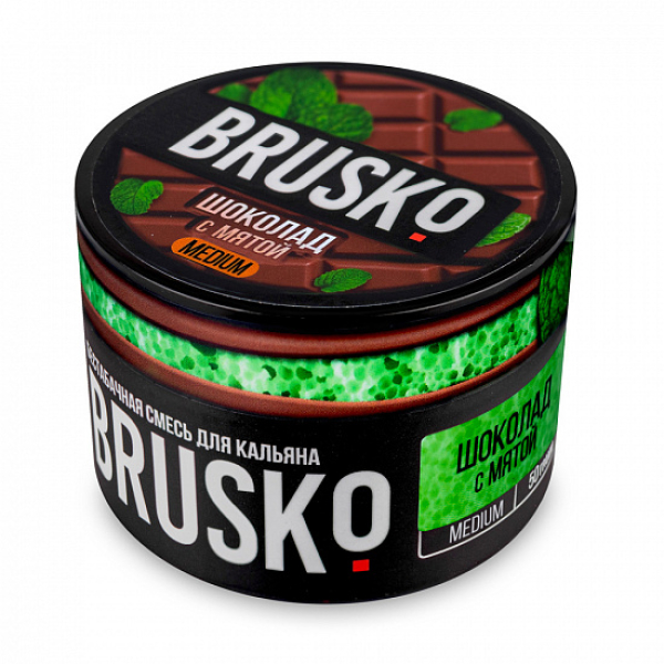 Смесь Brusko Medium Шоколад с мятой 50 грамм в Хабаровске