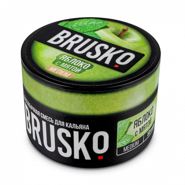 Смесь Brusko Medium Яблоко с мятой 50 грамм в Хабаровске