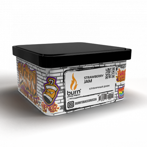 Табак BURN STRAWBERRY JAM 200 грамм в Хабаровске