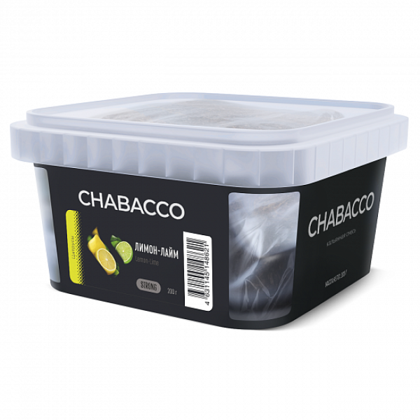 Смесь Chabacco Strong Lemon Lime (Лимон Лайм) 200 гр в Хабаровске