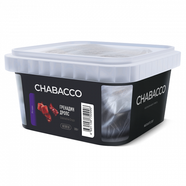 Смесь Chabacco Medium Grenadine Drops (Гренадин Дропс) 200 гр в Хабаровске