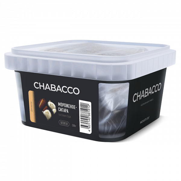 Смесь Chabacco Medium Ice Cream Cigar (Мороженое Сигара) 200 гр в Хабаровске