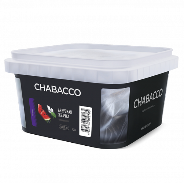 Смесь Chabacco Medium Watermelon Gum (Арбузная Жвачка) 200 гр в Хабаровске