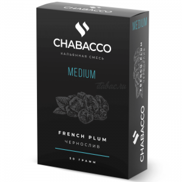 Смесь Chabacco Medium FRENCH PLUM (ЧЕРНОСЛИВ) 50 гр в Хабаровске