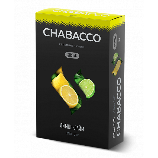 Смесь Chabacco Strong Lemon Lime 50 гр в Хабаровске