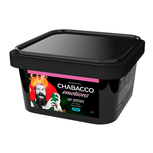Смесь Chabacco Medium Emotions Bar hopping (Бар хоппинг) 200 гр в Хабаровске