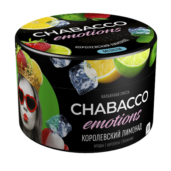 Смесь Chabacco Medium Emotions Royal lemonade (Королевский лимонад) 50 гр в Хабаровске