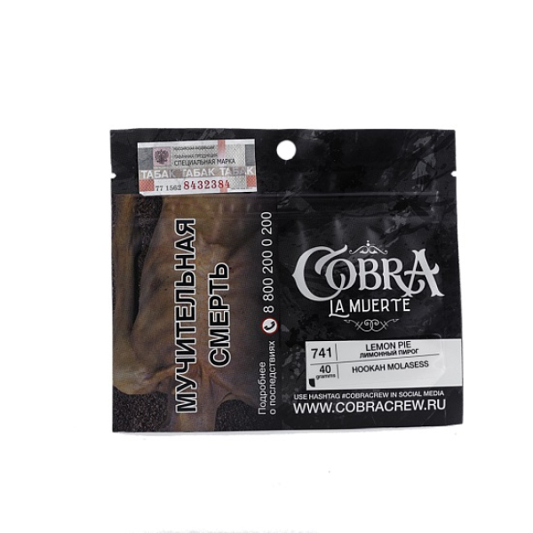 Табак Cobra La Muerte Lemon Pie 40 гр в Хабаровске
