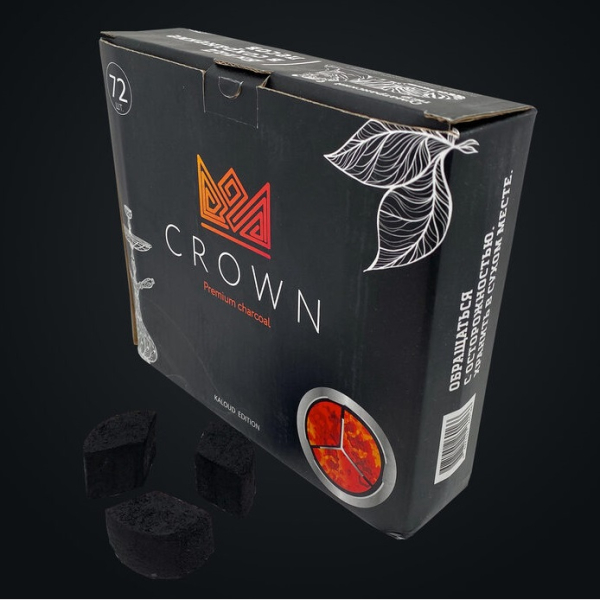 Уголь Crown KALOUD edition для кальяна (72 шт.) в Хабаровске