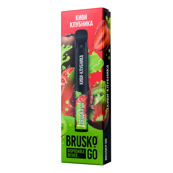 Одноразовая электронная сигарета Brusko Go Киви Клубника 800 затяжек в Хабаровске
