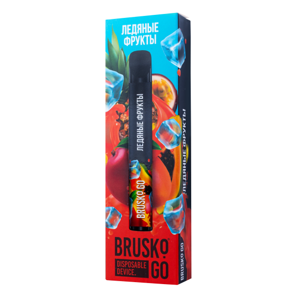 Одноразовая электронная сигарета Brusko Go Ледяные Фрукты 800 затяжек в Хабаровске