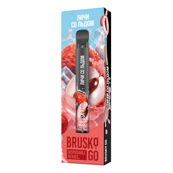 Одноразовая электронная сигарета Brusko Go Личи Со Льдом 800 затяжек в Хабаровске