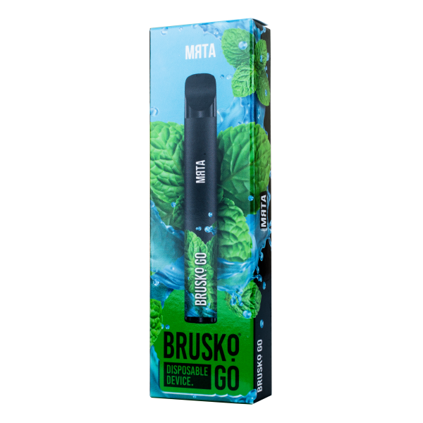 Одноразовая электронная сигарета Brusko Go Мята 800 затяжек в Хабаровске
