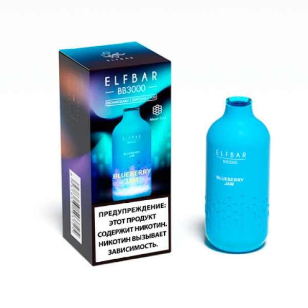 Elfbar BB3000 Черничный джем, 3000 тяг в Хабаровске