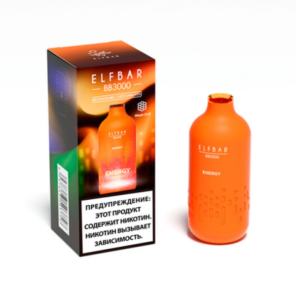 Elfbar BB3000 Энергетик, 3000 тяг в Хабаровске