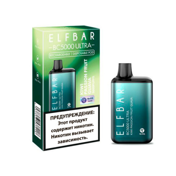 Elfbar BC5000 (Киви маракуйя гуава), 5000 тяг в Хабаровске