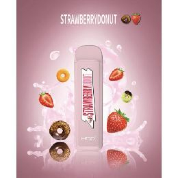 HQD MEGA Strawberry Donut (Клубничный Пончик), 1800 тяг в Хабаровске