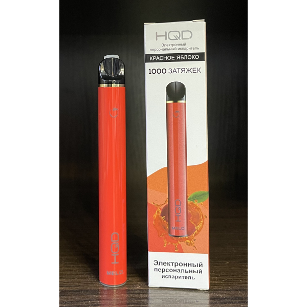 HQD melo red apple (красное яблоко) 1000 затяжек в Хабаровске