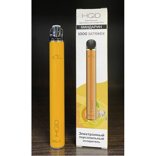 HQD melo tangerine (мандарин) 1000 затяжек в Хабаровске