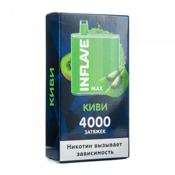 INFLAVE MAX Киви, 4000 тяг в Хабаровске