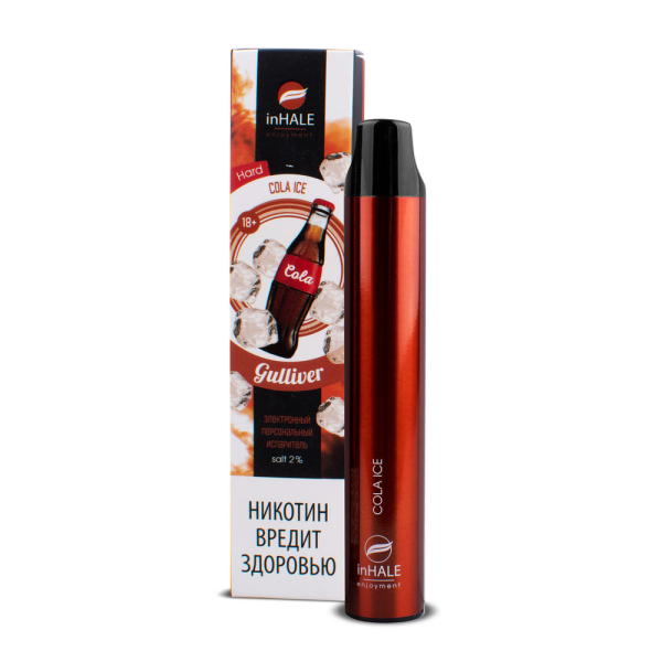 inHale Guliver Hard Cola Ice (Кола Со Льдом) 1500 затяжек в Хабаровске