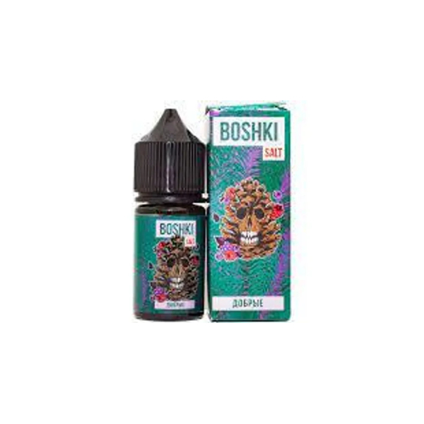 Жидкость BOSHKI Salt Добрые (Мороженное хвоя ягоды) (30 мл, 20 мг/мл) в Хабаровске