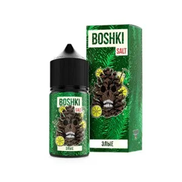 Жидкость BOSHKI Salt Злые (Лимонад ягоды хвоя) (30 мл, 20 мг/мл) в Хабаровске