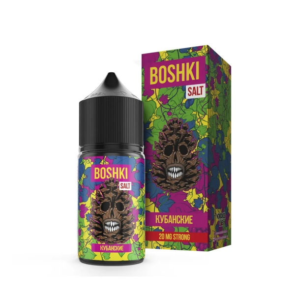 Жидкость BOSHKI Salt Кубанские (Виноград черника хвоя) (30 мл, 20 мг/мл) в Хабаровске