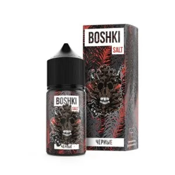 Жидкость BOSHKI Salt Черные (кола хвоя) (30 мл, 20 мг/мл) в Хабаровске