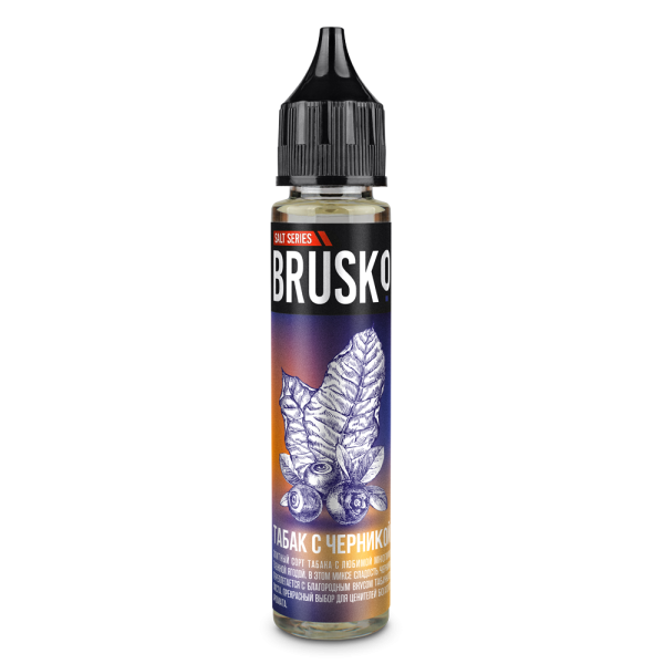 Жидкость Brusko Salt Табак С Черникой 30 мл в Хабаровске