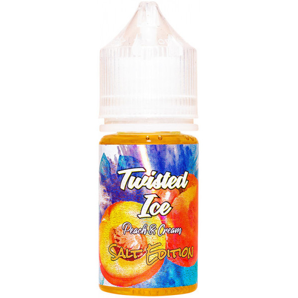 Жидкость Twisted Ice Salt Peach&Cream (Персиково Сливочный Щербет) (30 мл, 20 мг/мл) в Хабаровске