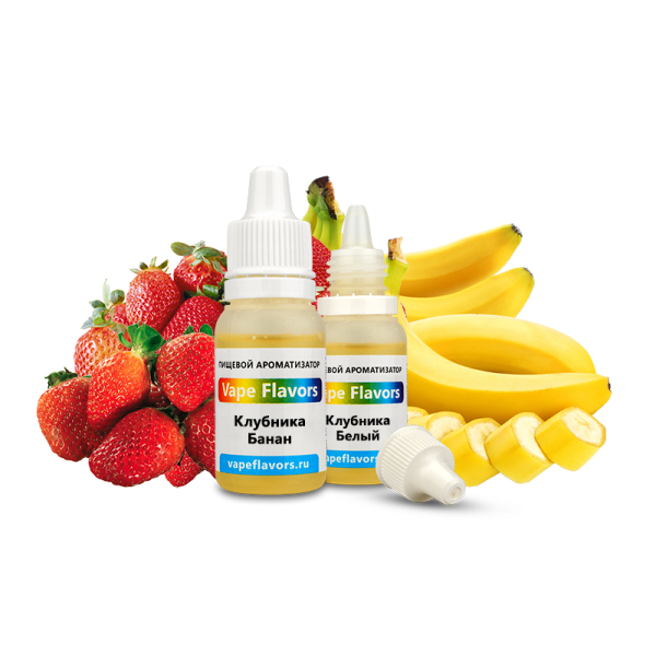 Ароматизатор Vape Flavors Клубника Банан 10мл в Хабаровске