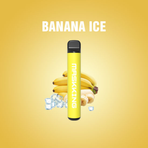 Одноразовая электронная сигарета Maskking High Pro Banana Ice (Ледяной Банан) 1000 затяжек в Хабаровске