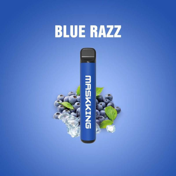 Одноразовая электронная сигарета Maskking High Pro Blue Razz (Черничный Рай) 1000 затяжек в Хабаровске