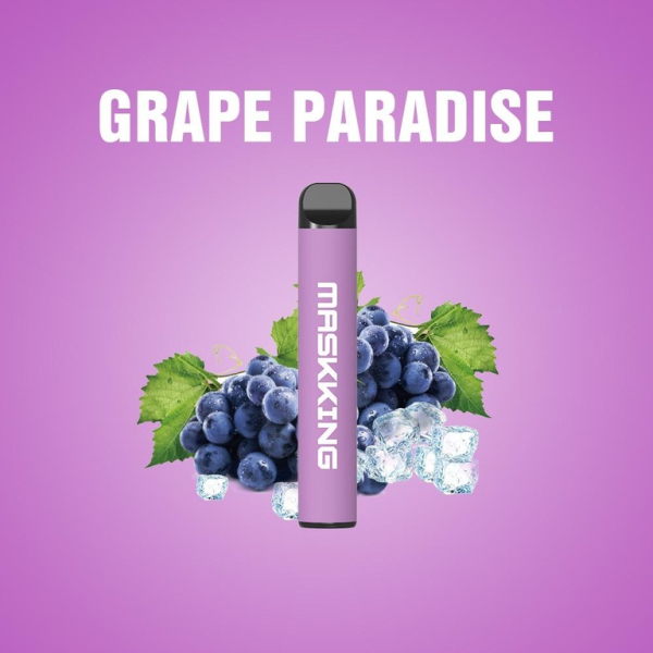 Одноразовая электронная сигарета Maskking High Pro Grape Paradise (Виноградный Рай) 1000 затяжек в Хабаровске