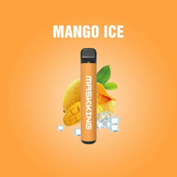 Одноразовая электронная сигарета Maskking High Pro Mango Ice (Манговый Лёд) 1000 затяжек в Хабаровске